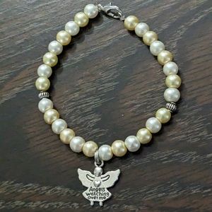 Handmade Angel Glass Beaded Bracelet